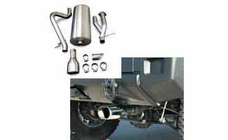 2005 Hummer H2 SUT Exhaust System by CORSA - (Touring single mou 14217