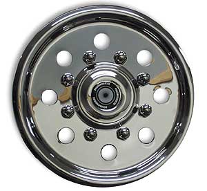 1994 Hummer H1 Recessed stainless steel wheel cover kit 5745328