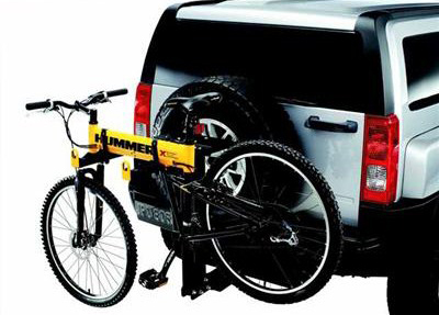 2009 Hummer H3 Hitch-Mounted Bicycle Carrier 12499171