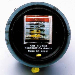 2000 Hummer H1 Air filter restriction gauge kit 5744872