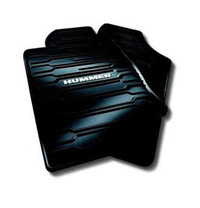 2009 Hummer H3 Floor Mats - Front and Rear Premium All Weather - Ebony